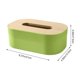 thumbnail image 3 of MTBLYS Funda para caja de pañuelos de papel|Dispensador de pañuelos de gran capacidad con tapa de madera|Almacenamiento de pañuelos faciales para escritorio|sala de estar|dormitorio|baño|cocina, 3 of 6