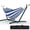 Blue and white stripes, variant on Portable Hammock with Stand, 500 lbs Capacity Hammock for Indoor & Outdoor Use, Includes Carry Bag & Adjustable Steel Frame(Blue & white stripes)