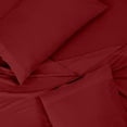 thumbnail image 5 of ROYALE LINENS 300 Thread Count 100% Long Staple Combed Cotton Sheet Set - 3 Piece Twin Bed Sheets - 1 Fitted, 1 Flat & Pillow case -Soft Cool & Crisp Sheet Set (Twin, Red), 5 of 10