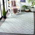 thumbnail image 3 of SAFAVIEH Martha Stewart Hampton Diamond Indoor/Outdoor Area Rug, Blue/Beige, 5'1" x 7'6", 3 of 7