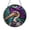 Acrylic 3.5 Inch, variant on Stained Glass Pelican Fleur De Lis Window Hanging Ornament, Heritage Style Decor, Warm Light Reflection