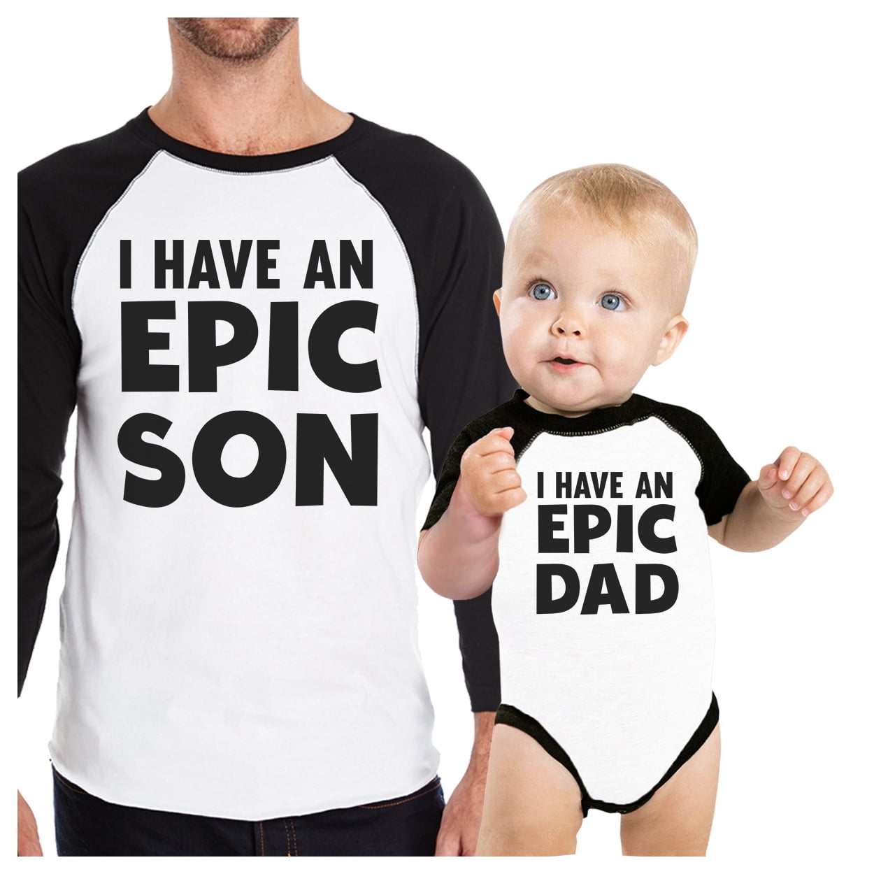 COOL DAD COOL BABY Daddy and Baby Matching T-Shirt and Bodysuit Set Graffity 