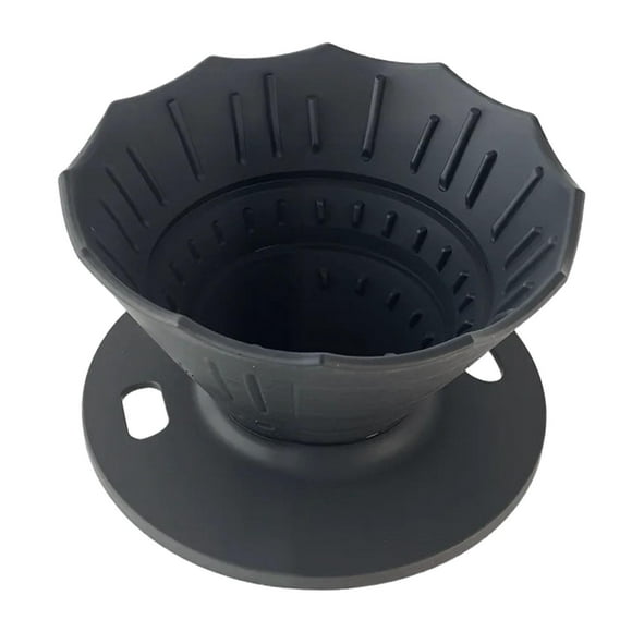 Filtro de café para verter sobre el gotero, adorno plegable de silicona negra para electrodomésticos, inauguración de la casa