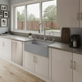 thumbnail image 4 of ALFI Brand Gray Matte Smooth Apron 36" x 18" Single Bowl Fireclay Farm Sink, 4 of 8