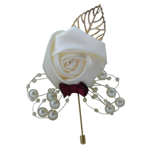 para novio, flores de para niñas, para de boda, de graduación blanco
