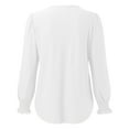 thumbnail image 4 of EDFBUYKRS Plaid Flannel Shirts for Women Oversized Long Sleeve Button Down Shirts Blouses Tops Xl, 4 of 4