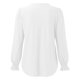 thumbnail image 4 of Camiseta de manga larga con cuello cuadrado plisado jacquard de color liso para mujer - Mezcla 90 % poliéster - Para todas las estaciones - S-XXL, 4 of 4