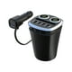 thumbnail image 2 of Inversor de potencia de coche de 120W con pantalla de voltaje • 4 puertos USB y 2 enchufes para mecheros • Diseño de portavasos compatible con vehículos 12V/24V, 2 of 8