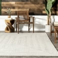 thumbnail image 5 of nuLOOM Rowan Braided Texture Indoor/Outdoor Area Rug, 6', Ivory, 5 of 9