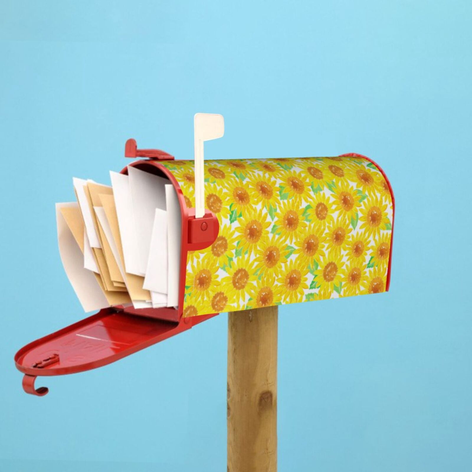 Kdxio Magnetic Mailbox Cover 21x18 in Mailbox Cover Outdoor Decoration Holiday Mailbox Covers for Home Garden Yard-21x18 in