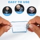 thumbnail image 4 of Uxcell 16Pcs Protectores de Piso para Patas de Silla, Tapas Transparentes para Patas de Silla de 1.5 x 1.5 Pulgadas, Cubiertas de Muebles Cuadradas, 4 of 7