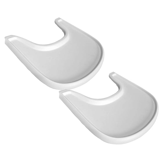 2Pcs Upgraded Suction Baby Feeding Plate With Divided Soft Silicone Placemat Toddler Training Dishware For Highchair Tray Tableware 16.9" X 16.1"