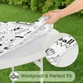 thumbnail image 5 of Baseball Doodle Pattern Round Fitted Tablecloth with Elastic Edge,Dining Table Cover Waterproof,Outdoor Round Tablecloth for Camping,Dining,Indoor and Outdoor, 5 of 7
