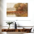 thumbnail image 3 of Elephant Stock Autumn Midst Wall Art - Horizontal Canvas Wall Art - Living Room Wall Decor - Abstract Canvas - Brown And Beige Decor By Julia Purinton - 39" x 26", 3 of 8