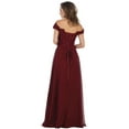 thumbnail image 6 of Formal Dress Shops Inc Juniors Womens Off The Shoulder Prom Dress, 6 of 11