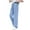 Blue B, variant on WRKEKC Jeans for Girls Fashion Bow Tie Embroidery High Waist Loose Fit Pockets Wide Leg Denim Long Pants for Kids 5-13 Years