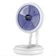thumbnail image 1 of Ventilador de Mesa Plegable con Carga USB, Ventilador de Techo Colgante Montado en la Pared con Luz LED Ajustable para el Ventilador del Refrigerador de la Habitación del Hogar, 1 of 5