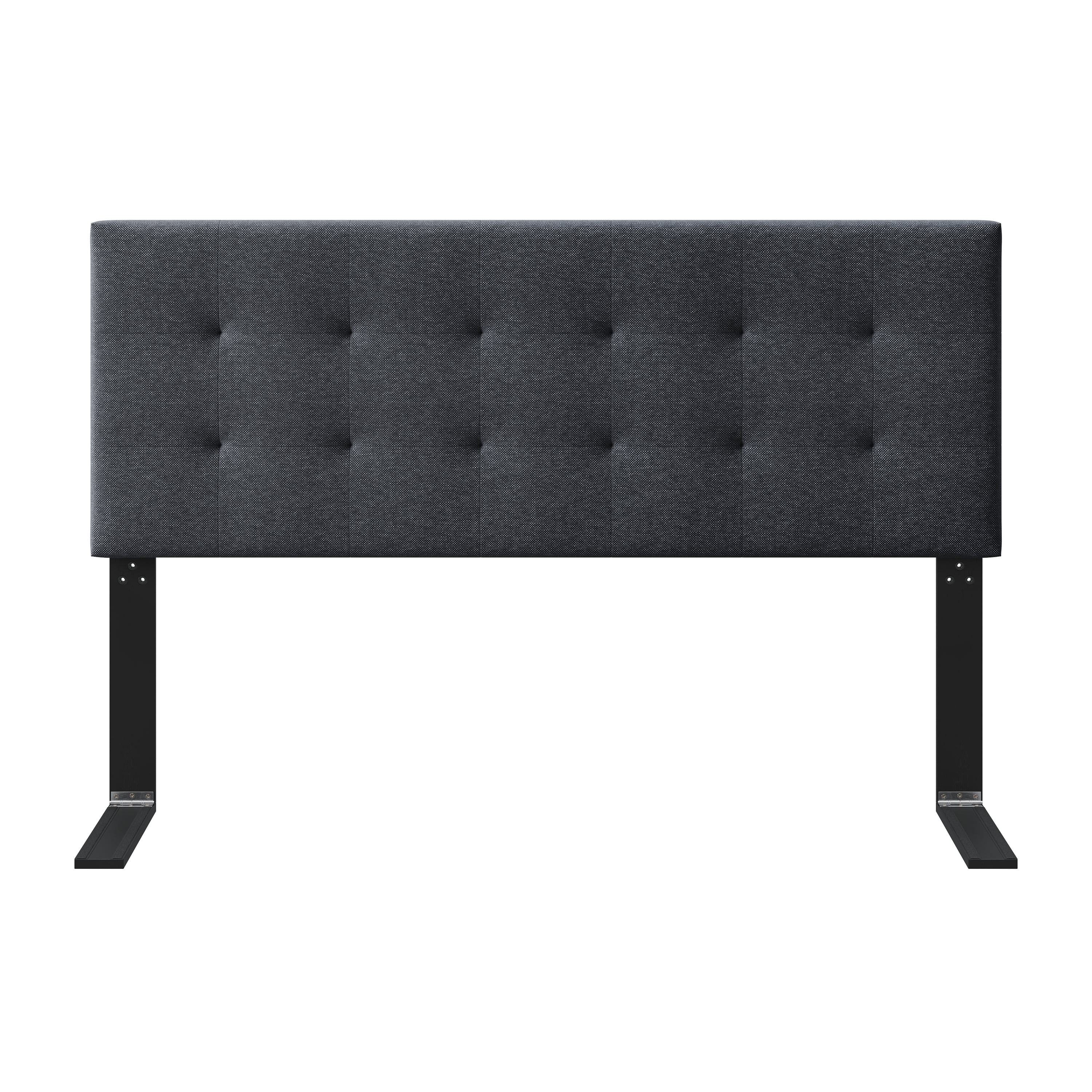 Boyd Sleep Linen Instant Adjustable Headboard, Charcoal