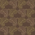 thumbnail image 1 of Ahgly Tapis de Zone Carré Transitionnel Lavable en Machine, 4 Pieds Carré, 1 of 7