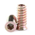 thumbnail image 1 of Oubit Insert Nut,Wood Furniture Threaded Insert Furniture Nut Wood Nut Enhanced Features, 1 of 2