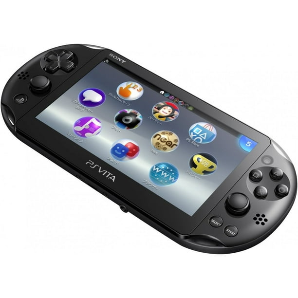 Sony Ps Vita Playstation Vita New Slim Model Pch 06 Black Walmart Com Walmart Com