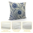 thumbnail image 4 of COMIO  Blue Floral Pillow Covers, Blue and White Throw Pillows, Chinoiserie Pillow Cover, Blue Throw Pillows for Couch, Pillow Cover, 4 of 5