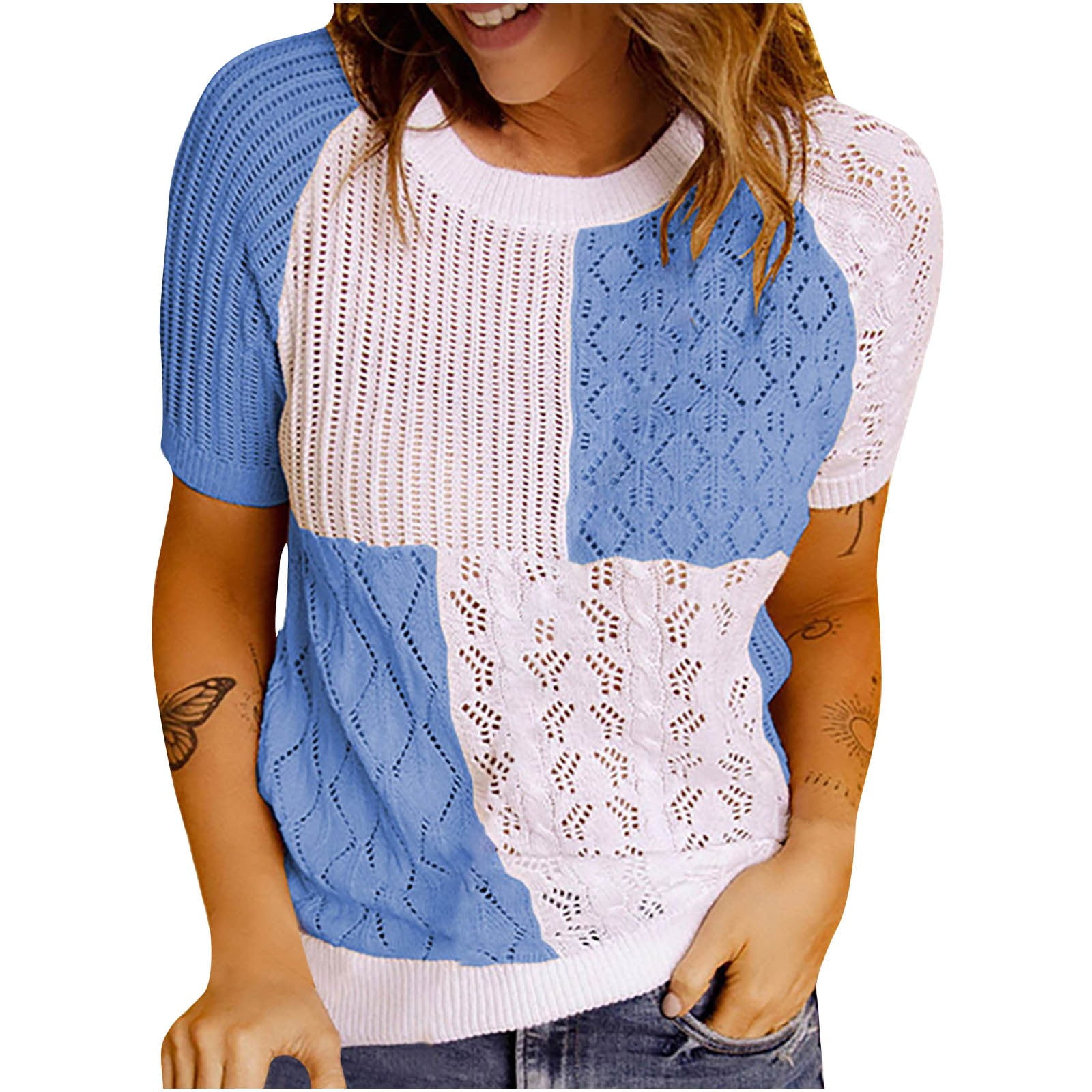 Summer Tops For Teens, Women's Short 