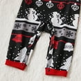 thumbnail image 3 of PatPat Christmas Tree Snowflake and Letters Print Grey Family Matching Long-sleeve Pajamas Sets (Flame Resistant), 3 of 6