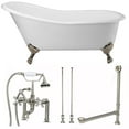 thumbnail image 2 of Vintage Tub & Bath Charlotte 72 Inch Cast Iron Slipper Clawfoot Tub Package, 2 of 2