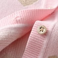 thumbnail image 5 of GYRATEDREAM Toddler Baby Girl Cardigan Sweater Round Neck Long Sleeve Knitted Pullover Tops Autumn Winter Coat Outwear, 5 of 8