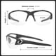 thumbnail image 5 of Gafas de seguridad EDGE Khor G2 ANSI Z87 marco de nailon transparente, 5 of 7
