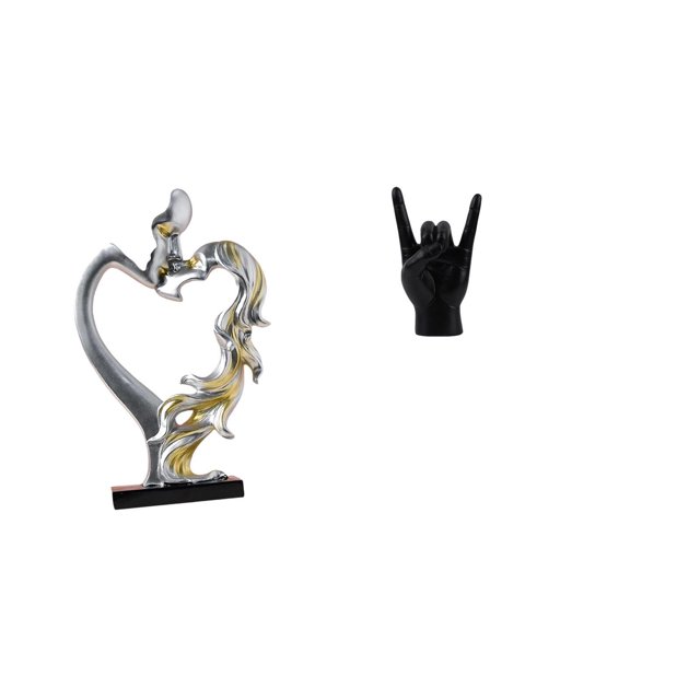 Escultura De Pareja Romántica Abrazándose Con Gesto Artístico De La Mano, Figura Creativa Para Dormitorio, Boda, Estantería, Armario, Apartamento, Restaurante, Decoración Del Hogar.