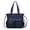 Blue, variant on Women's PU Leather Multi-Pocket Handbag – Large Capacity Hobo Shoulder Bag for Daily Life