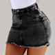 thumbnail image 2 of Ropa de mujer de moda creativa de verano 2019 Falda ajustada de mezclilla de moda sexy elegante estilo europeo americano, 2 of 5
