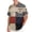 Complexion_002, variant on Men's 2026 Independence Day Shirts Usa Flag Pattern Casual Lapel Button Up Short Sleeve Tee Shirts 2026 New Fashion Comfort Tops with Pockets Blue 3XL