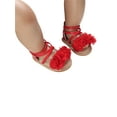 thumbnail image 6 of Meihuid Baby Girls Sandals, Floral Patchwork Strap Non-Slip Flat Shoes, 6 of 7
