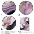 thumbnail image 3 of DESIGN ART Designart "Purple And Pink Marble Whispers" Abstract Marble Canvas Print 24 in. wide x 32 in. high, 3 of 5