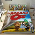 thumbnail image 1 of El Mago de Oz Conjunto de sábanas temático, trío de piezas, cómodo y amigable con la piel, diseño único, regalo de decoración para el hogar para familiares, amigos y fans,140cm *210cm, 1 of 6