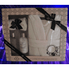 Nanette Lapore Extra-Soft Robe & Head Wrap Gift Set + Bubble Bath & Body Lotion