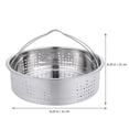 thumbnail image 3 of 1Pc Steamer Basket Stainless Steel Steaming Rack Kitchen Mesh Food Steamer, 3 of 6