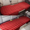 thumbnail image 3 of Funda de asiento delantero y trasero de coche, flocada cojín de tela, antideslizante, Protector automático, almohadilla para mantener el calor, ajuste Universal, camión, Suv, furgoneta, Invierno, 3 of 4