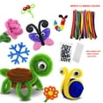 thumbnail image 1 of Kit de artes y manualidades para niños de 4 a 8 años: crea 21 figuras de animales y flores, juego de regalo para niños/niñas Zhivalor WMZL-2439, 1 of 7
