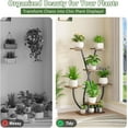 thumbnail image 4 of ed Corner Plant Stand with Grow Light Indoor/Outdoor Steel & Particleboard, 4 of 7
