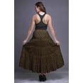 thumbnail image 4 of Bimba Women Skirts Long Bohemian Gypsy 5 Tier Cotton Printed Long Skirts, 4 of 5