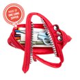 thumbnail image 3 of ZIPIT Grillz Pencil Case for Kids, Cute Pencil Pouch for Boys & Girls (Red), 3 of 8