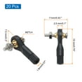 thumbnail image 2 of Unique Bargains M2xL19mm Ball Rods End Head Ball Joint Buckle Steering Connecting Tie for RC Models with Nuts 20Pcs, 2 of 4