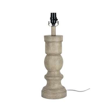 Better Homes & Gardens 18.75"H Weathered Wood-Look Lamp Base