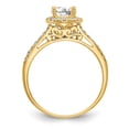 thumbnail image 2 of 14K Yellow Gold Ring Band Diamond, Lab Grown Round, Size 6, 2 of 3