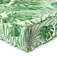 thumbnail image 4 of Jordan Manufacturing 46.5" x 24" Bryann Tortoise Green Tropical Rectangular Outdoor Deep Seat Chair Cushion Set with Welt, 4 of 11