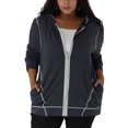 thumbnail image 1 of SudadeCon Bolsillos ManLarCremalleFrontal TalGrande Casual PaMujer Azul XL, 1 of 6